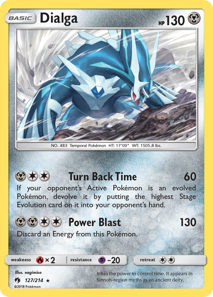 Dialga (127/214) [Sun & Moon: Lost Thunder] | Mega City Incorporated