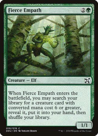 Fierce Empath [Duel Decks: Elves vs. Inventors] | Mega City Incorporated