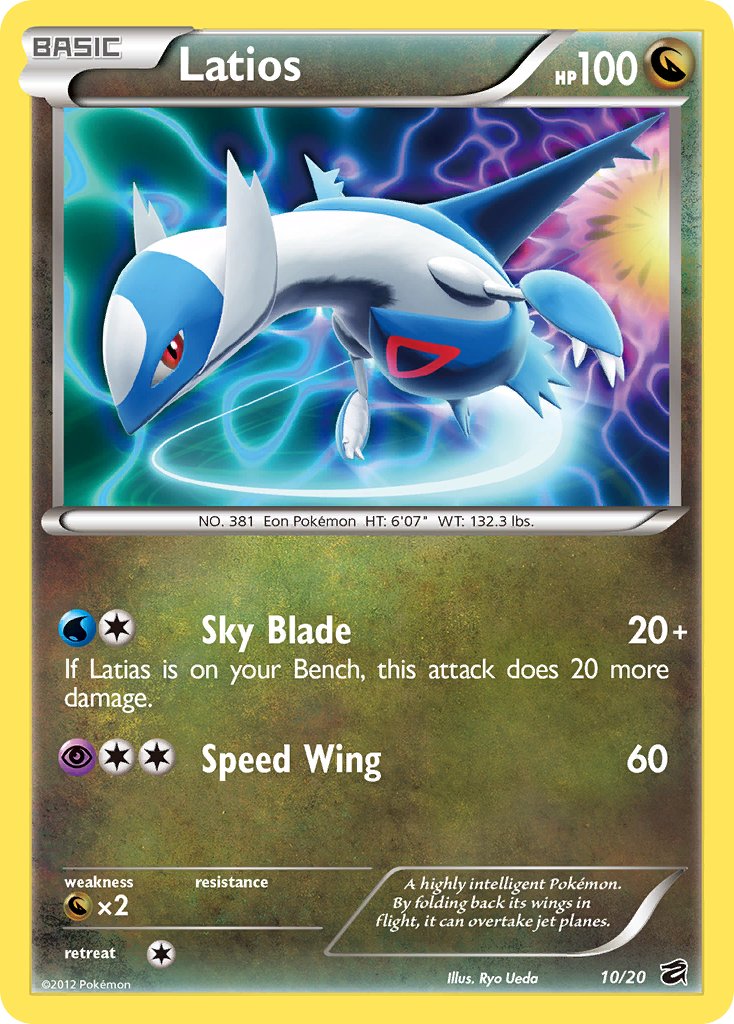 Latios (10/20) [Black & White: Dragon Vault] | Mega City Incorporated