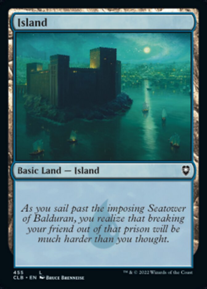 Island (455) [Commander Legends: Battle for Baldur's Gate] | Mega City Incorporated