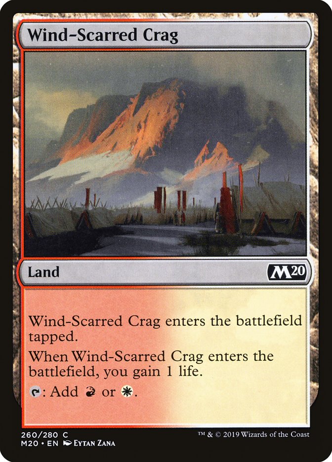 Wind-Scarred Crag [Core Set 2020] | Mega City Incorporated