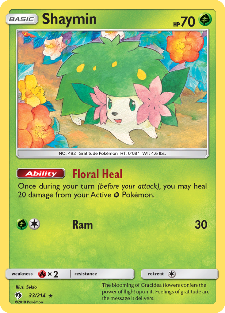 Shaymin (33/214) [Sun & Moon: Lost Thunder] | Mega City Incorporated