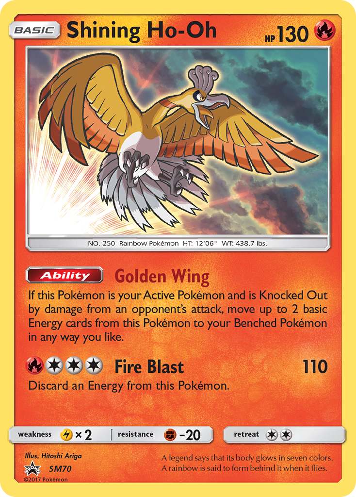 Shining Ho-Oh (SM70) [Sun & Moon: Black Star Promos] | Mega City Incorporated