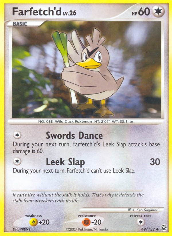 Farfetch'd (49/132) [Diamond & Pearl: Secret Wonders] | Mega City Incorporated