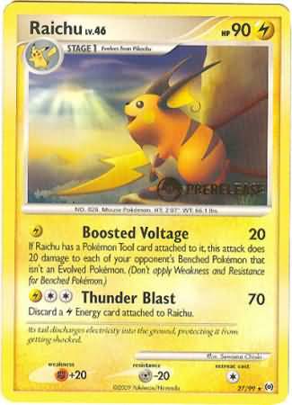 Raichu (27/99) (Prerelease Promo) [Nintendo: Black Star Promos] | Mega City Incorporated