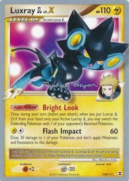 Luxray GL LV.X (109/111) (Happy Luck - Mychael Bryan) [World Championships 2010] | Mega City Incorporated