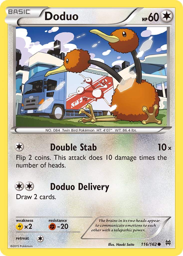 Doduo (116/162) [XY: BREAKthrough] | Mega City Incorporated