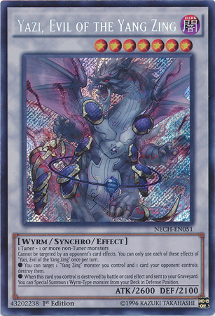 Yazi, Evil of the Yang Zing [NECH-EN051] Secret Rare | Mega City Incorporated