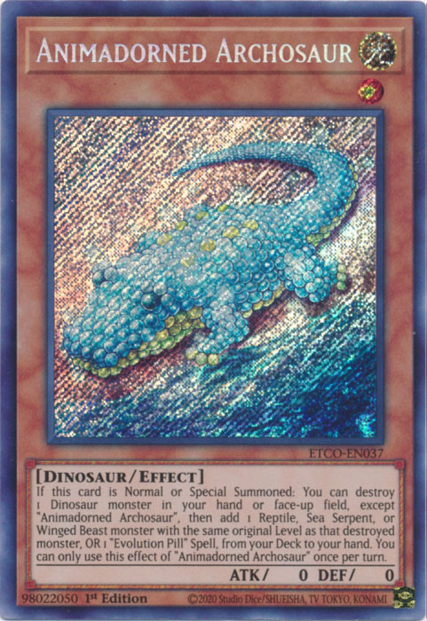 Animadorned Archosaur [ETCO-EN037] Secret Rare | Mega City Incorporated