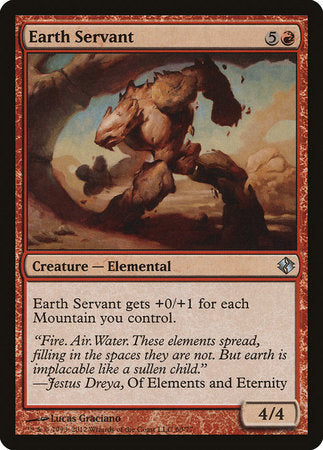 Earth Servant [Duel Decks: Venser vs. Koth] | Mega City Incorporated