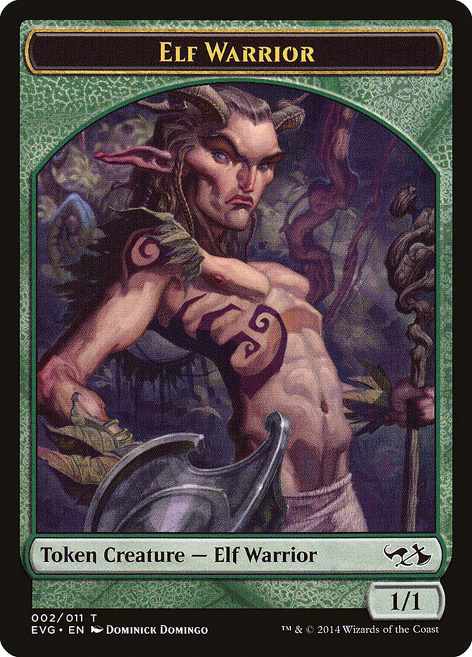 Elf Warrior Token (Elves vs. Goblins) [Duel Decks Anthology Tokens] | Mega City Incorporated