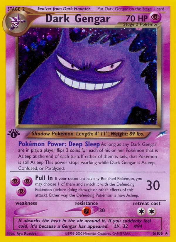 Dark Gengar (6/105) [Neo Destiny 1st Edition] | Mega City Incorporated