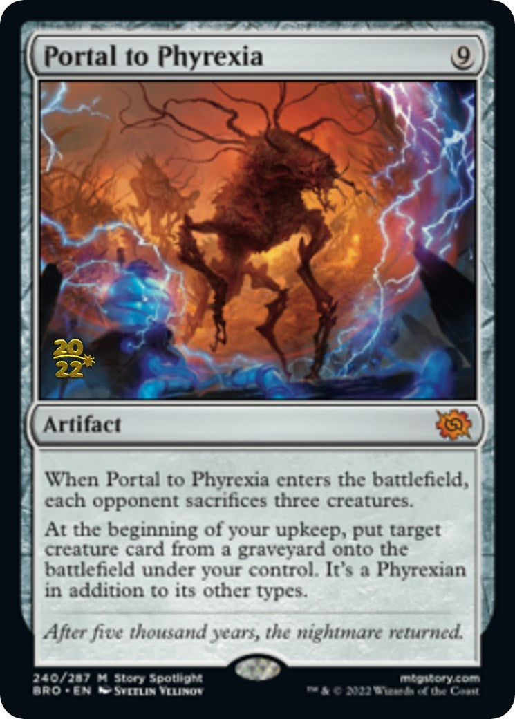 Portal to Phyrexia [The Brothers' War: Prerelease Promos] | Mega City Incorporated
