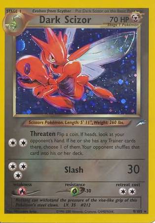 Dark Scizor (9/105) [Neo Destiny Unlimited] | Mega City Incorporated