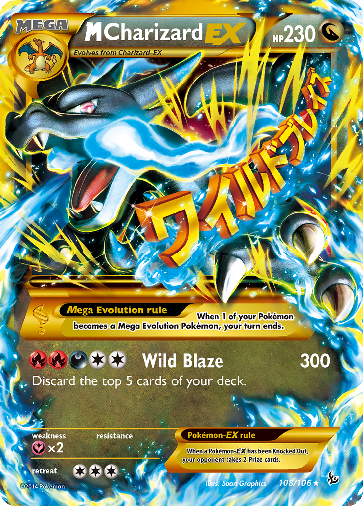 M Charizard EX (108/106) [XY: Flashfire] | Mega City Incorporated