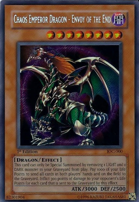 Chaos Emperor Dragon - Envoy of the End [IOC-000] Secret Rare | Mega City Incorporated