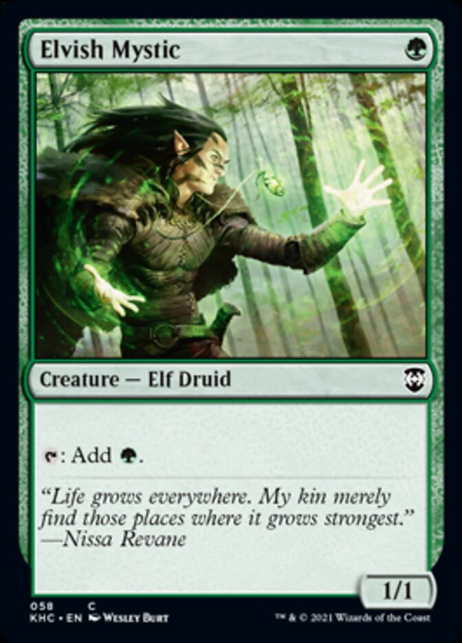 Elvish Mystic [Kaldheim Commander] | Mega City Incorporated