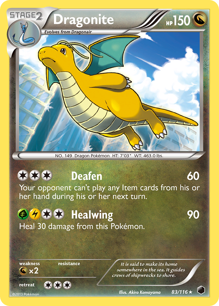 Dragonite (83/116) [Black & White: Plasma Freeze] | Mega City Incorporated