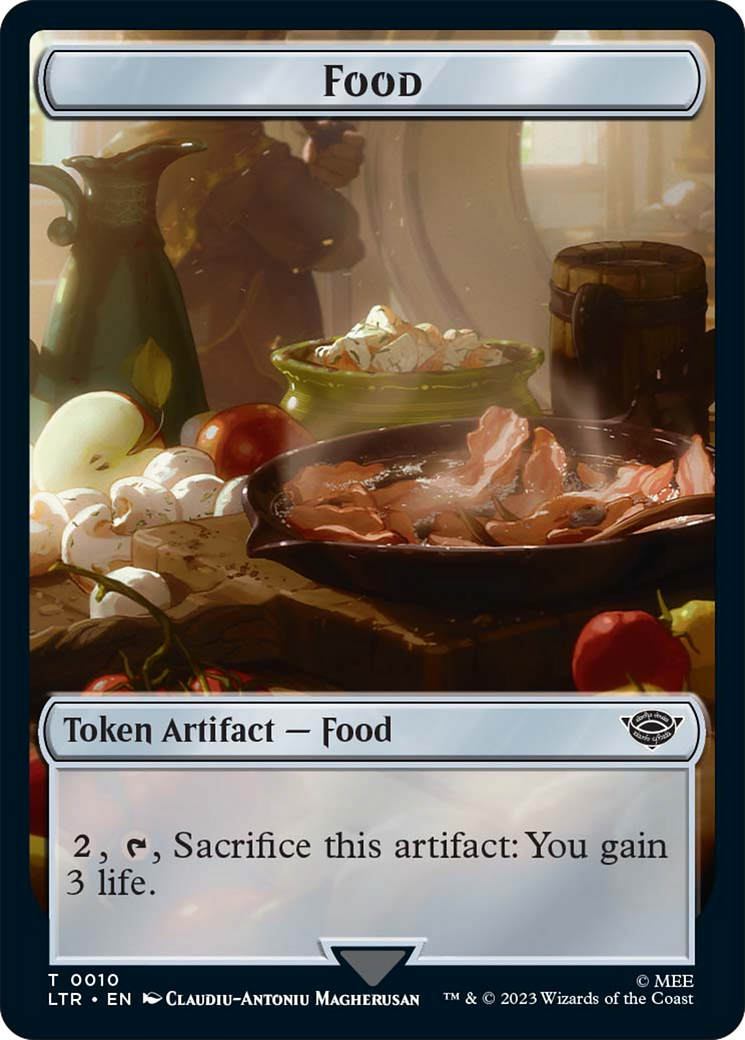 Food (10) // Treasure Double-Sided Token [The Lord of the Rings: Tales of Middle-Earth Tokens] | Mega City Incorporated