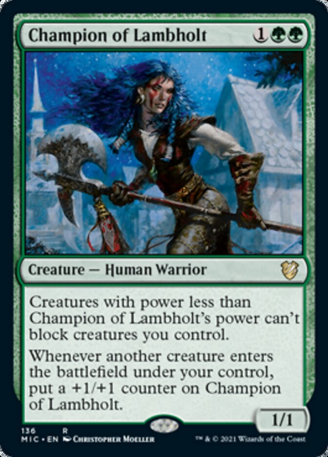 Champion of Lambholt [Innistrad: Midnight Hunt Commander] | Mega City Incorporated