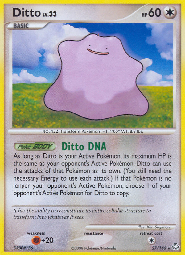 Ditto (27/146) [Diamond & Pearl: Legends Awakened] | Mega City Incorporated