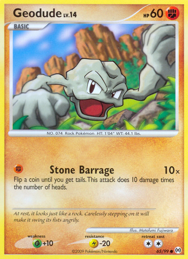 Geodude (65/99) [Platinum: Arceus] | Mega City Incorporated