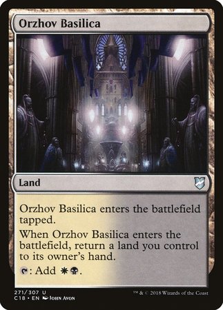 Orzhov Basilica [Commander 2018] | Mega City Incorporated