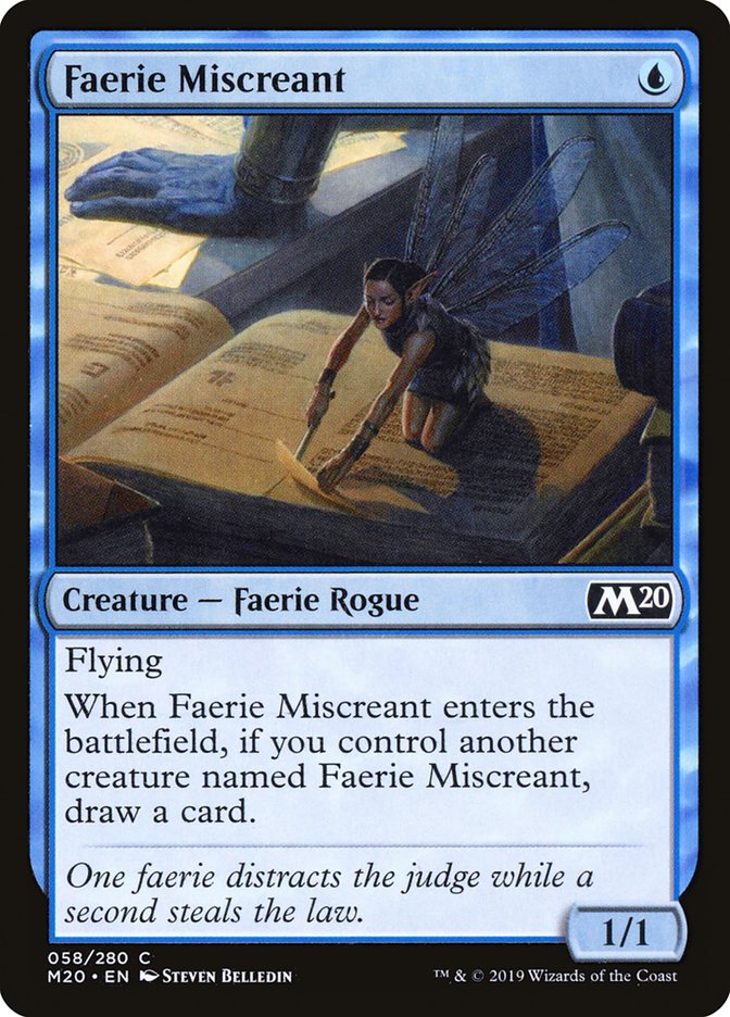 Faerie Miscreant [Core Set 2020] | Mega City Incorporated