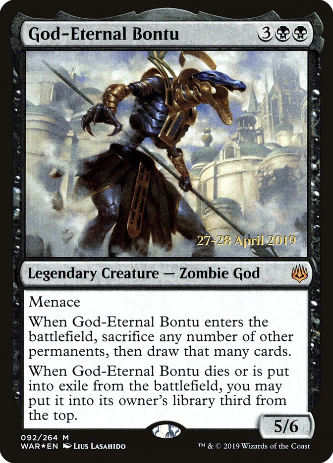 God-Eternal Bontu  [War of the Spark Prerelease Promos] | Mega City Incorporated