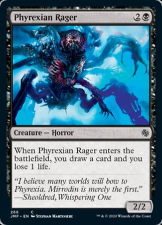 Phyrexian Rager [Jumpstart] | Mega City Incorporated