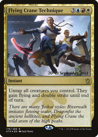 Flying Crane Technique [Khans of Tarkir Promos] | Mega City Incorporated