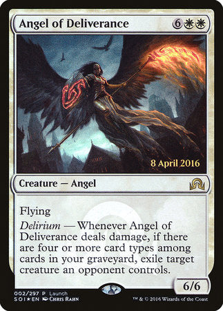 Angel of Deliverance [Shadows over Innistrad Promos] | Mega City Incorporated