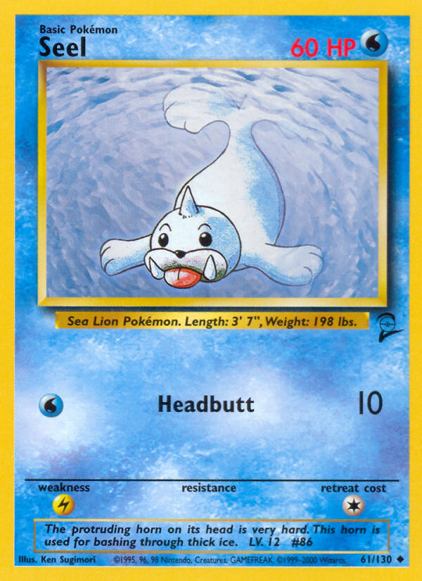 Seel (61/130) [Base Set 2] | Mega City Incorporated