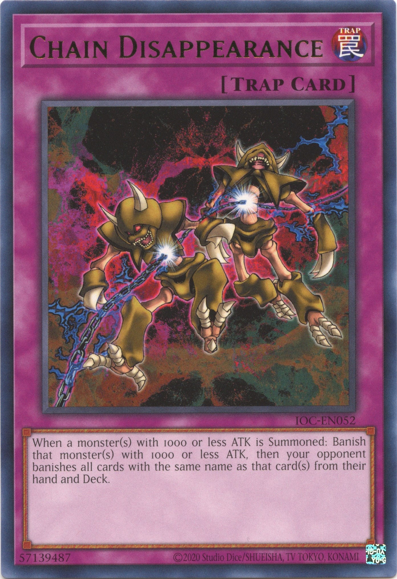 Chain Disappearance (25th Anniversary) [IOC-EN052] Rare | Mega City Incorporated