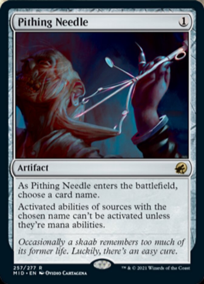 Pithing Needle [Innistrad: Midnight Hunt] | Mega City Incorporated