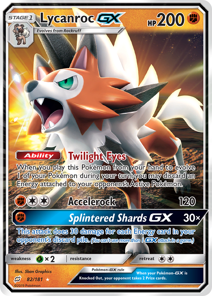 Lycanroc GX (82/181) [Sun & Moon: Team Up] | Mega City Incorporated