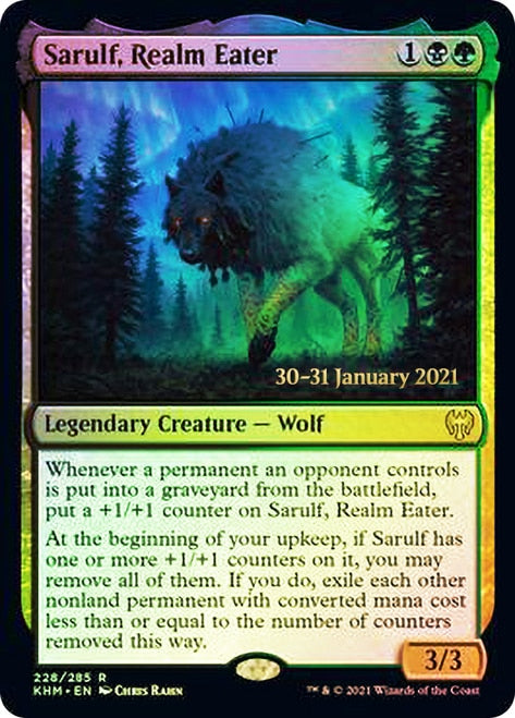 Sarulf, Realm Eater  [Kaldheim Prerelease Promos] | Mega City Incorporated