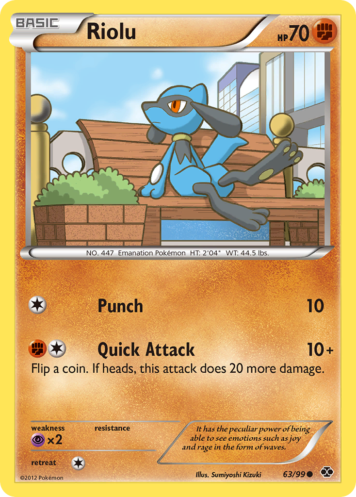 Riolu (63/99) [Black & White: Next Destinies] | Mega City Incorporated