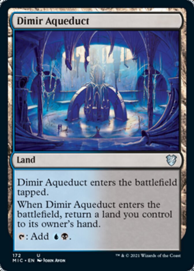 Dimir Aqueduct [Innistrad: Midnight Hunt Commander] | Mega City Incorporated