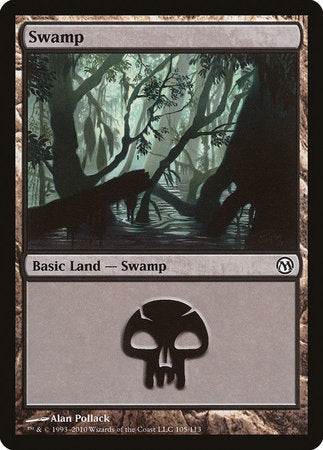 Swamp (105) [Duels of the Planeswalkers] | Mega City Incorporated