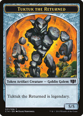 Daretti, Scrap Savant Emblem // Tuktuk the Returned Double-sided Token [Commander 2014 Tokens] | Mega City Incorporated