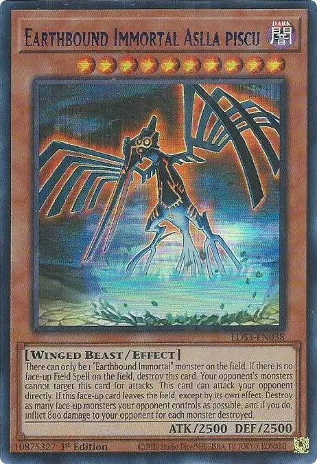 Earthbound Immortal Aslla piscu (Blue) [LDS3-EN038] Ultra Rare | Mega City Incorporated