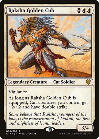 Raksha Golden Cub [Commander 2017] | Mega City Incorporated