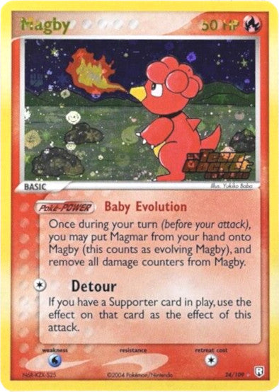 Magby (24/109) (Stamped) [EX: Team Rocket Returns] | Mega City Incorporated