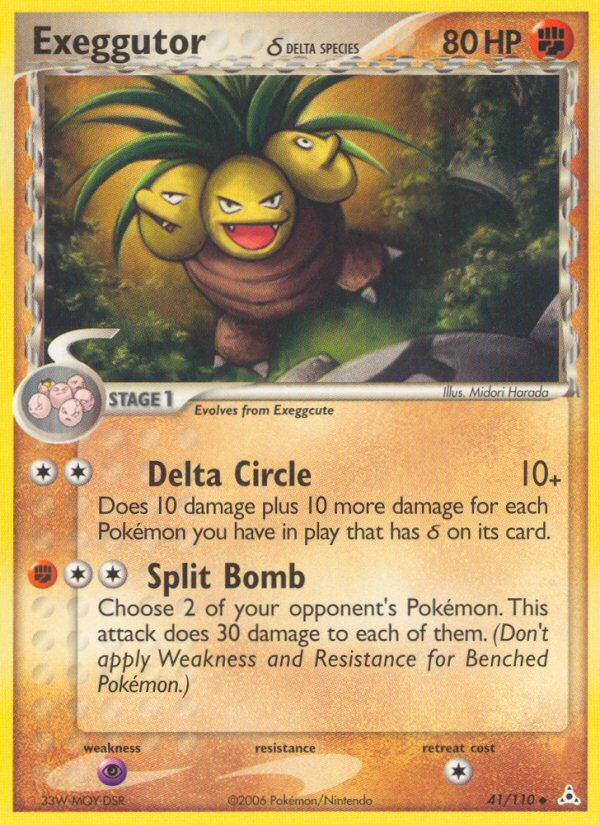 Exeggutor (41/110) (Delta Species) [EX: Holon Phantoms] | Mega City Incorporated