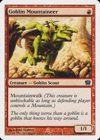Goblin Mountaineer [Ninth Edition] | Mega City Incorporated