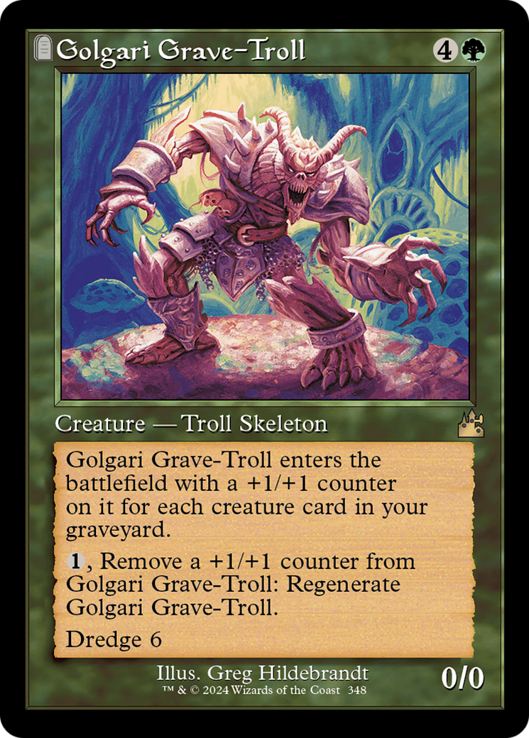 Golgari Grave-Troll (Retro Frame) [Ravnica Remastered] | Mega City Incorporated