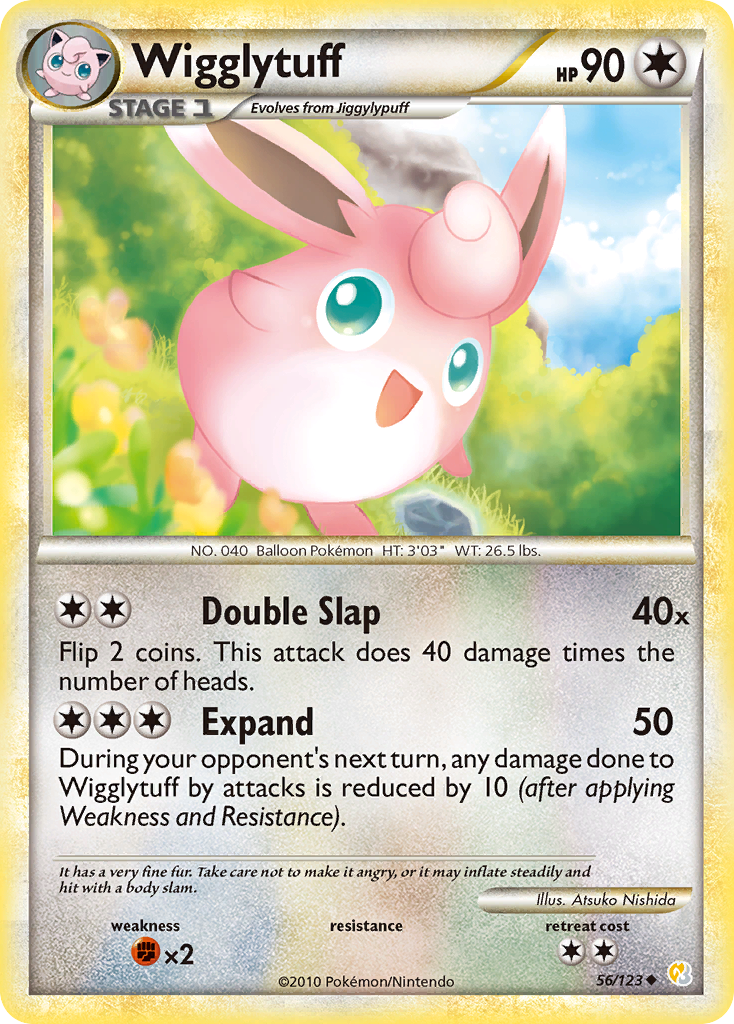 Wigglytuff (56/123) [HeartGold & SoulSilver: Base Set] | Mega City Incorporated