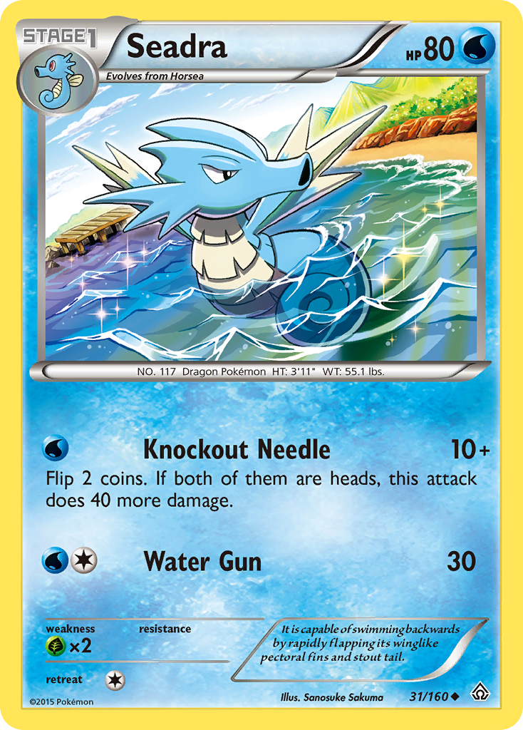 Seadra (31/160) [XY: Primal Clash] | Mega City Incorporated