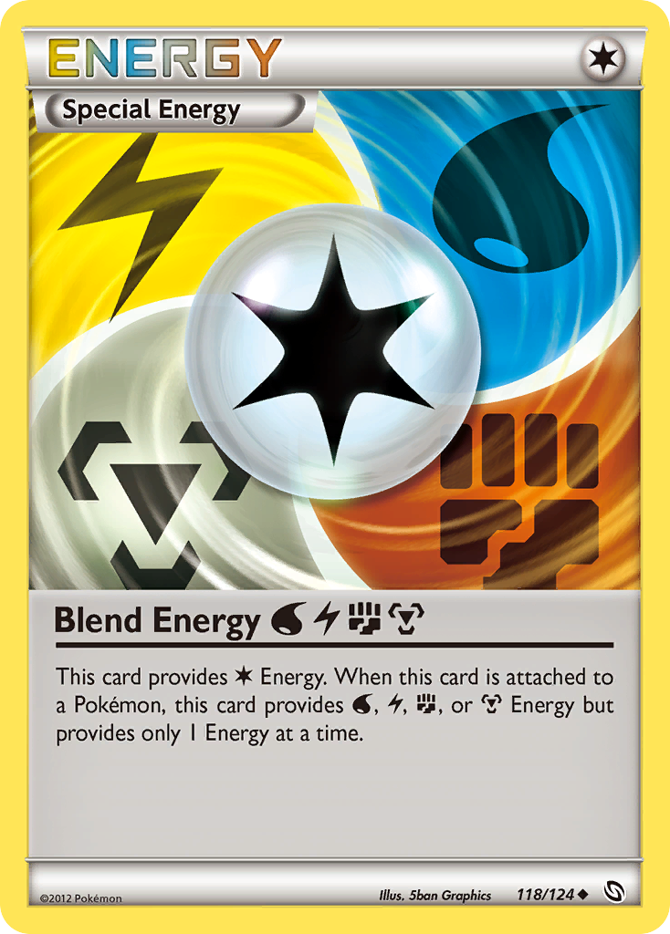 Blend Energy WaterLightningFightingMetal (118/124) [Black & White: Dragons Exalted] | Mega City Incorporated